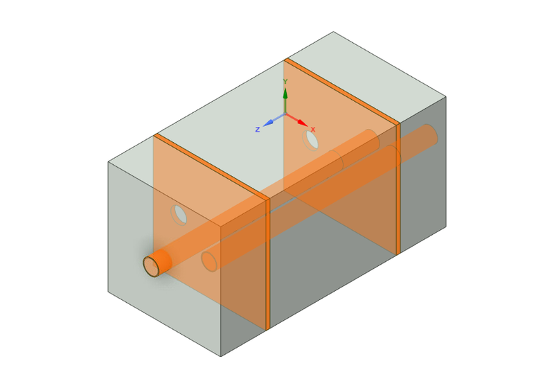 Multichamber muffler internal geometry